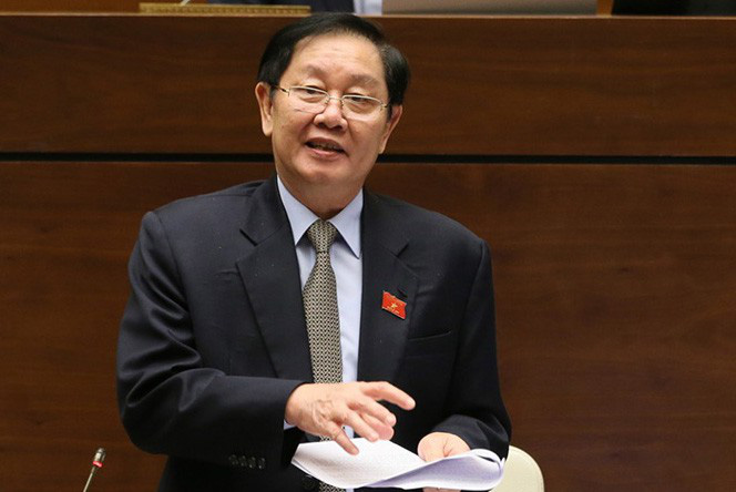 Bộ trưởng Bộ Nội vụ Lê Vĩnh Tân trả lời về việc sắp xếp hệ thống Thú y cơ sở. 